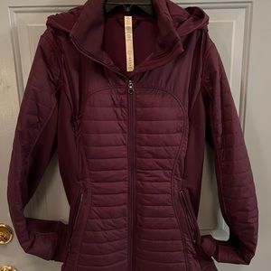 Lululemon purple jacket/coat. Great condition! Size 10.